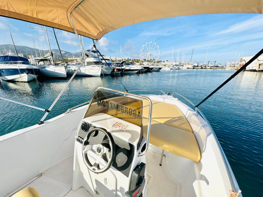 Benalmádena: Costa del Sol License-Free Boat Rental - Costs, fuel, and what to bring so you’re not scrambling