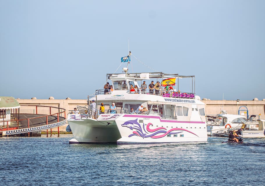 Benalmadena: Dolphin Watching Boat Tour - New Magic Catamaran Comfort: What You’ll Actually Feel on the Water