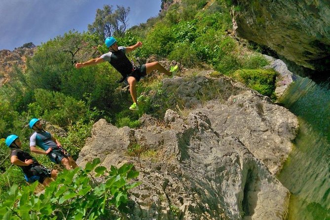 Canyoning Gorge Descent, river walk in Benahavis. - Safety in Real Terms: Gear, Harnesses, and Instructor Control