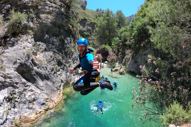 Canyoning Rio Verde from Nerja - Gear and safety: helmet, harness, neoprene, and real instructions