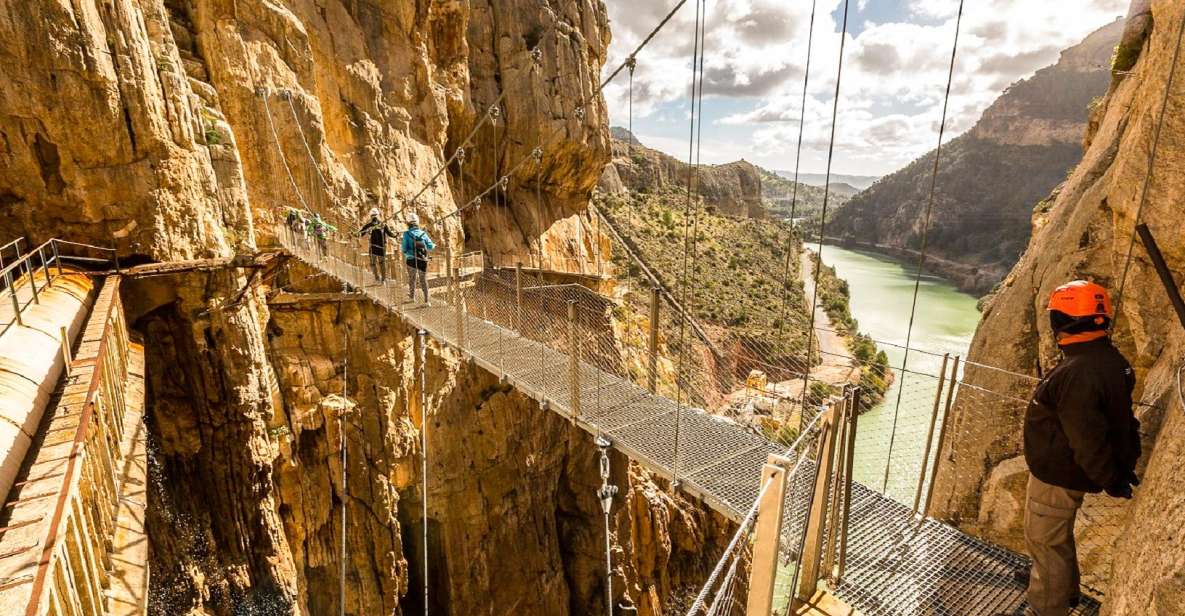 From Costa del Sol & Malaga: Caminito del Rey Guided Tour - From Malaga or the Costa del Sol: the Conde de Guadalhorce Dam start