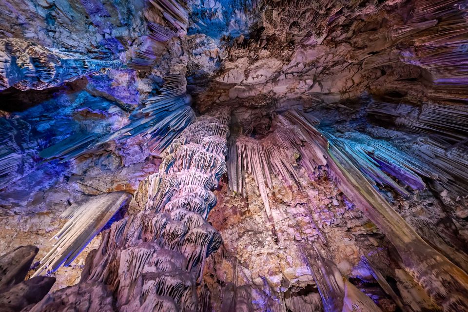 From Malaga and Costa del Sol: Gibraltar Sightseeing Tour - St. Michael’s Cave: underground walk plus a light show