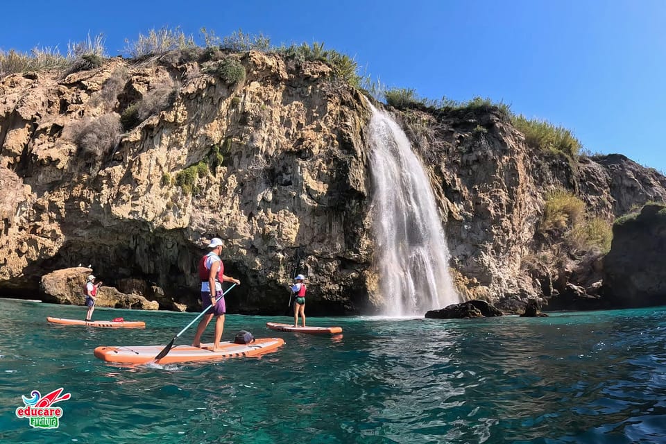 From Nerja: Guided Paddle Surf Cliffs and Maro Waterfall - Where you start: Educare Aventura at Playa de Burriana
