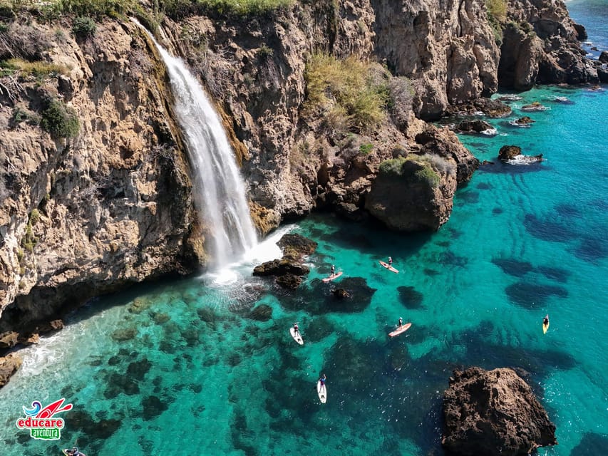From Nerja: Guided Paddle Surf Cliffs and Maro Waterfall - Paddling the Cliffs of Maro-Cerro Gordo: the main event