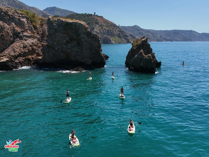 From Nerja: Guided Paddle Surf Cliffs and Maro Waterfall - Sea caves and board navigation: trust the guide’s pace