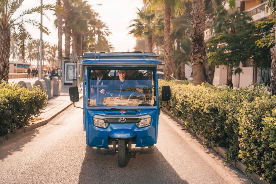 Málaga 1-hour by TukTuki: Essential and Private Tour - TukTuk comfort, seat belts, and mobility reality checks