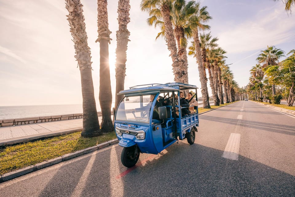 Málaga 2-Hour TukTuki Tour: Private Experience - The 2-hour flow: beach, hills, old town, then back