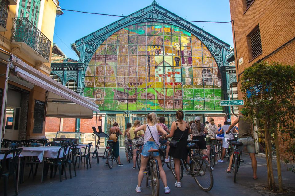 Malaga Bike Tour - Old Town, Marina & Beach - Beach promenade time facing the Mediterranean