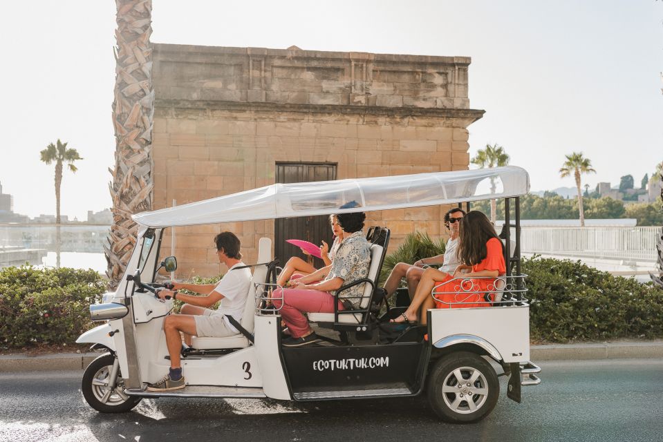 Malaga: Private City Tour by Eco Tuk Tuk - Gibralfaro Castle viewpoint area: why this stop feels like Malaga