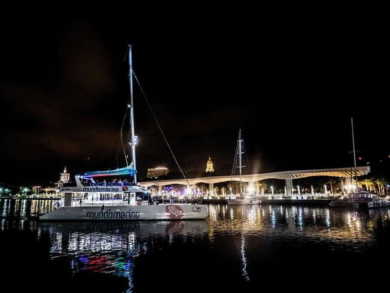 Malaga: Sailing Catamaran Sunset Cruise with Live DJ & Drink - The Malaga lights moment: why the skyline from sea hits differently