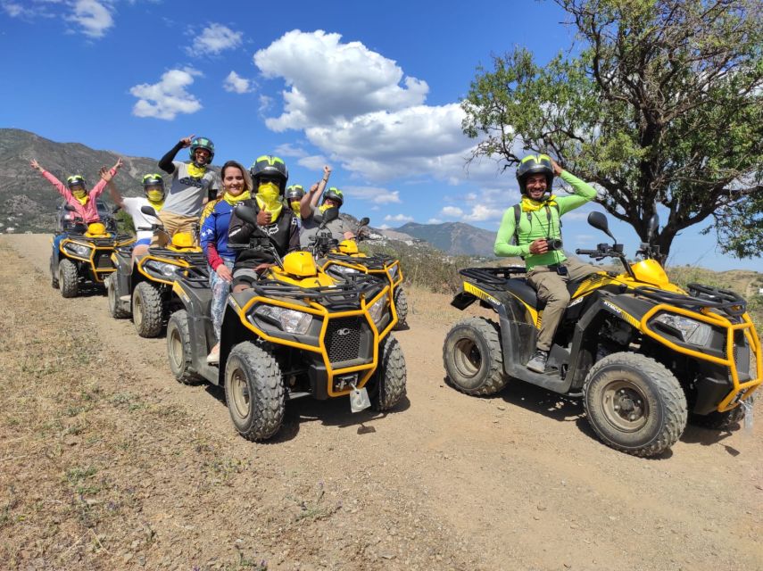 Malaga: Sierra de Mijas Guided Quad Tour - How the 1–2 rider setup works for couples and solo riders