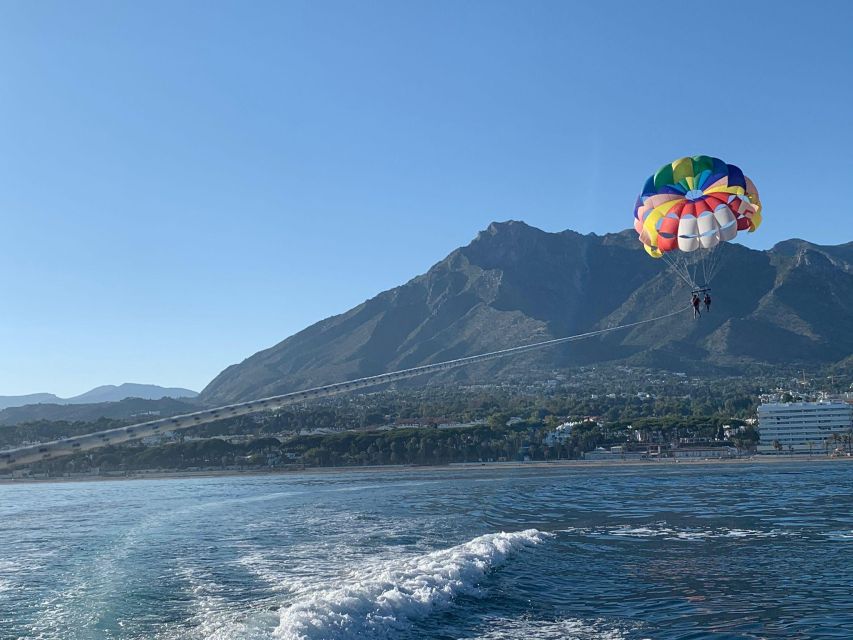 Marbella from the heights: Parasailing - Marbella Parasailing From the Port: What 80 Metres Really Feels Like