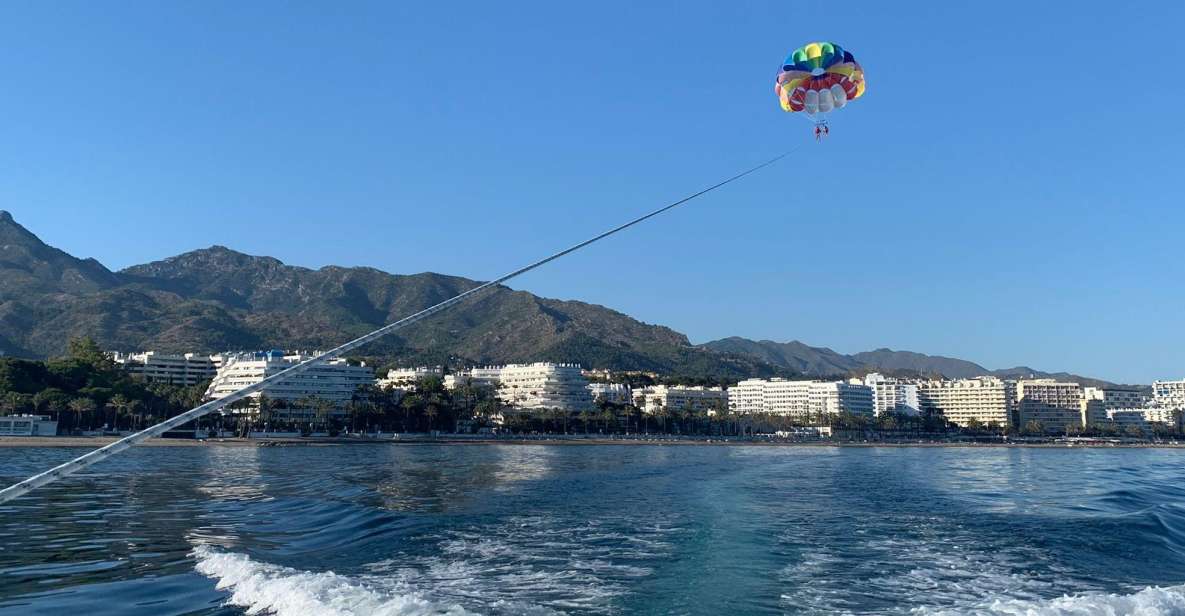 Marbella from the heights: Parasailing - The Safety Briefing: Short Talk, Real Impact
