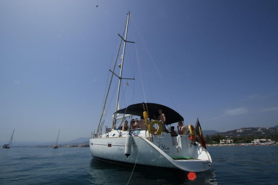 Marbella: Private Sailing Yacht Charter with Skipper - Drinks and snacks: what’s included, and what to bring