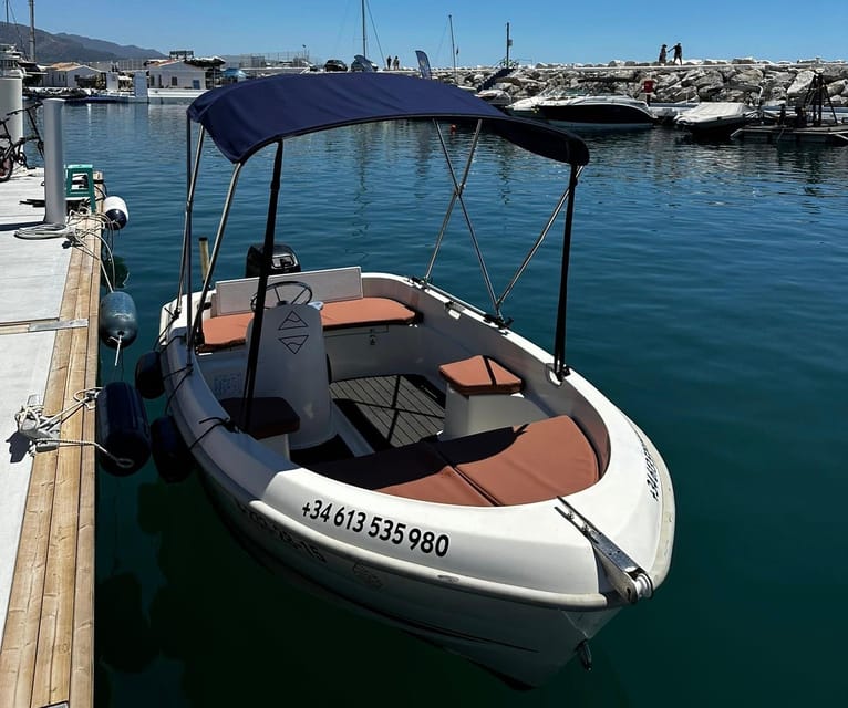 Marbella: Puerto Banús Boat Rental with No License Needed - Captain time in Puerto Banús: what the experience really feels like