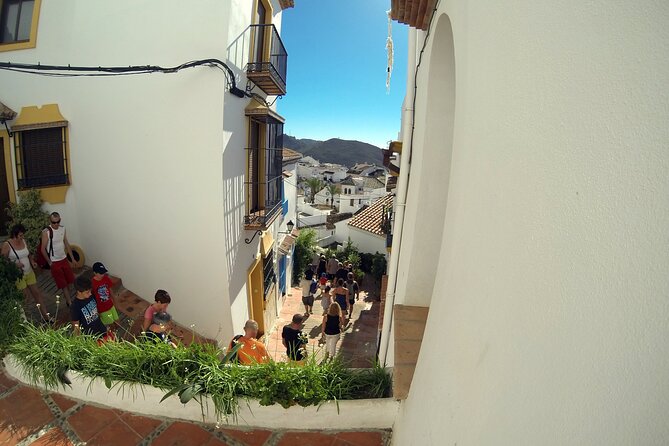 Natural Parck Jeep Eco Tour from Costa del Sol - Ojen village walk: cave details and a church square moment