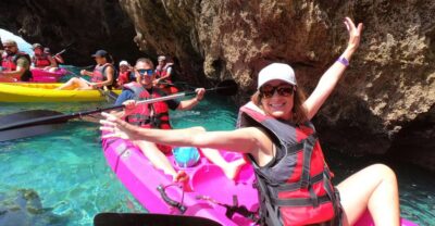 Nerja: Cliffs of Maro-Cerro Gordo Guided Kayak Tour - Meeting your guide and getting set up for a 2-hour paddle