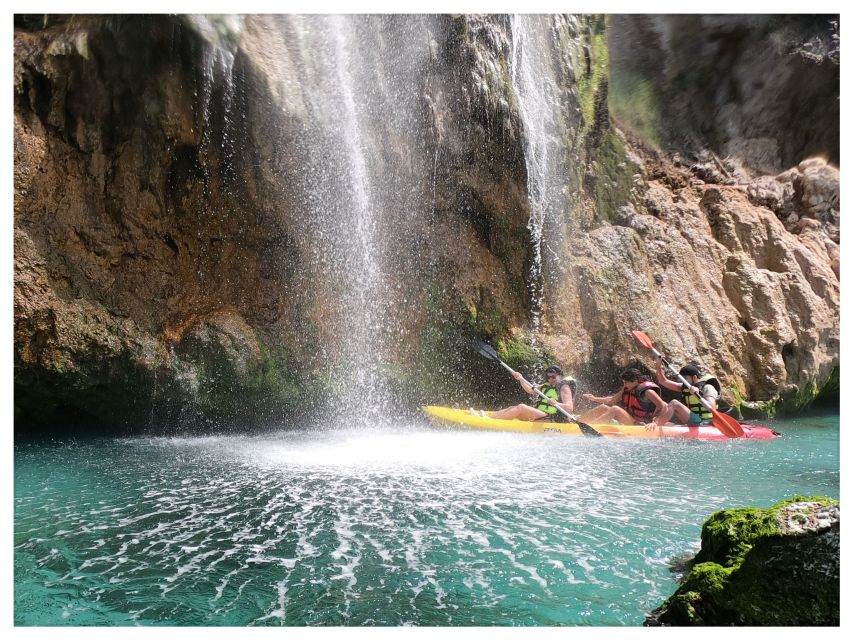 Nerja: Cliffs of Maro-Cerro Gordo Guided Kayak Tour - Safety on the water: how the support boat changes the whole experience