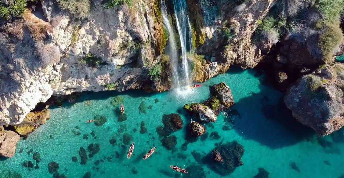 Nerja: Free Kayak Route along the cliffs of Nerja and Maro - Timing: how long you need for Maro’s natural waterfall