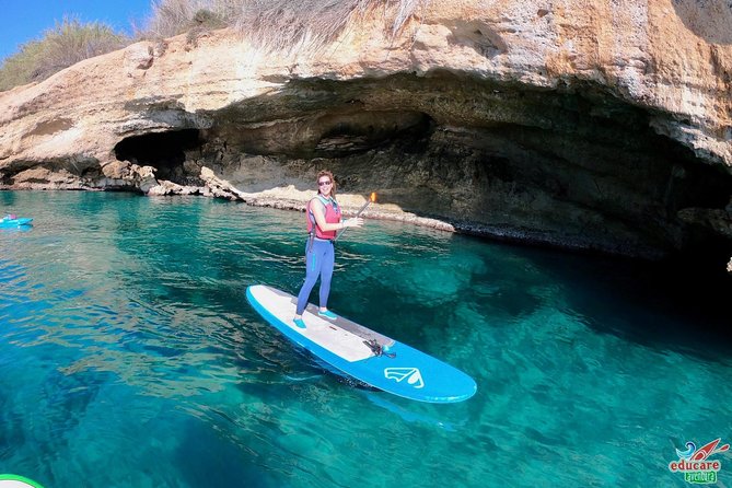 Paddle Surf Route Cliffs Nerja and Cascada de Maro + Snorkel - Paddleboarding the Nerja and Maro cliffs: the real appeal