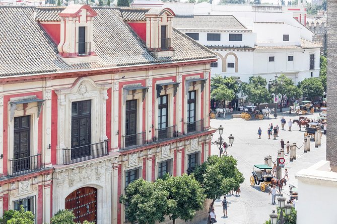 Seville Day Trip with Cathedral Entrance from Malaga - Torre del Oro to Santa Cruz: getting oriented before you walk