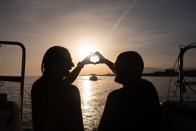 Sunset Sailing along the Marbella coast from Puerto Banus - The Cruise Route: Coast Views, Rock Views, Dolphins, and the Moment the Sky Drops